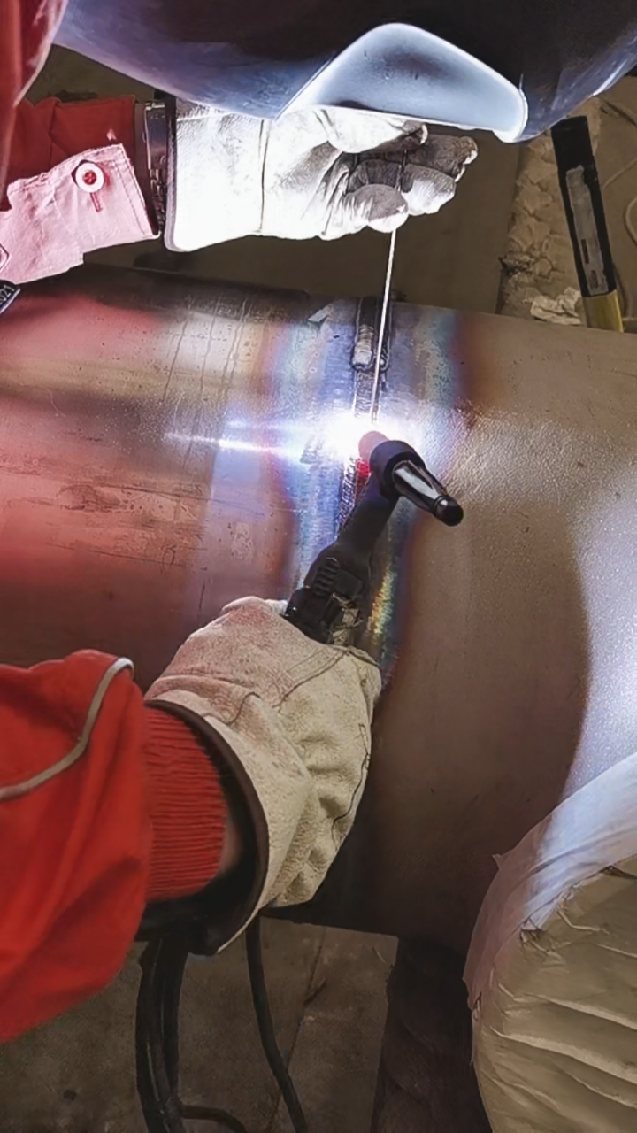 全民最牛手艺人#铜镍合金,管道焊接,懂得看过来!