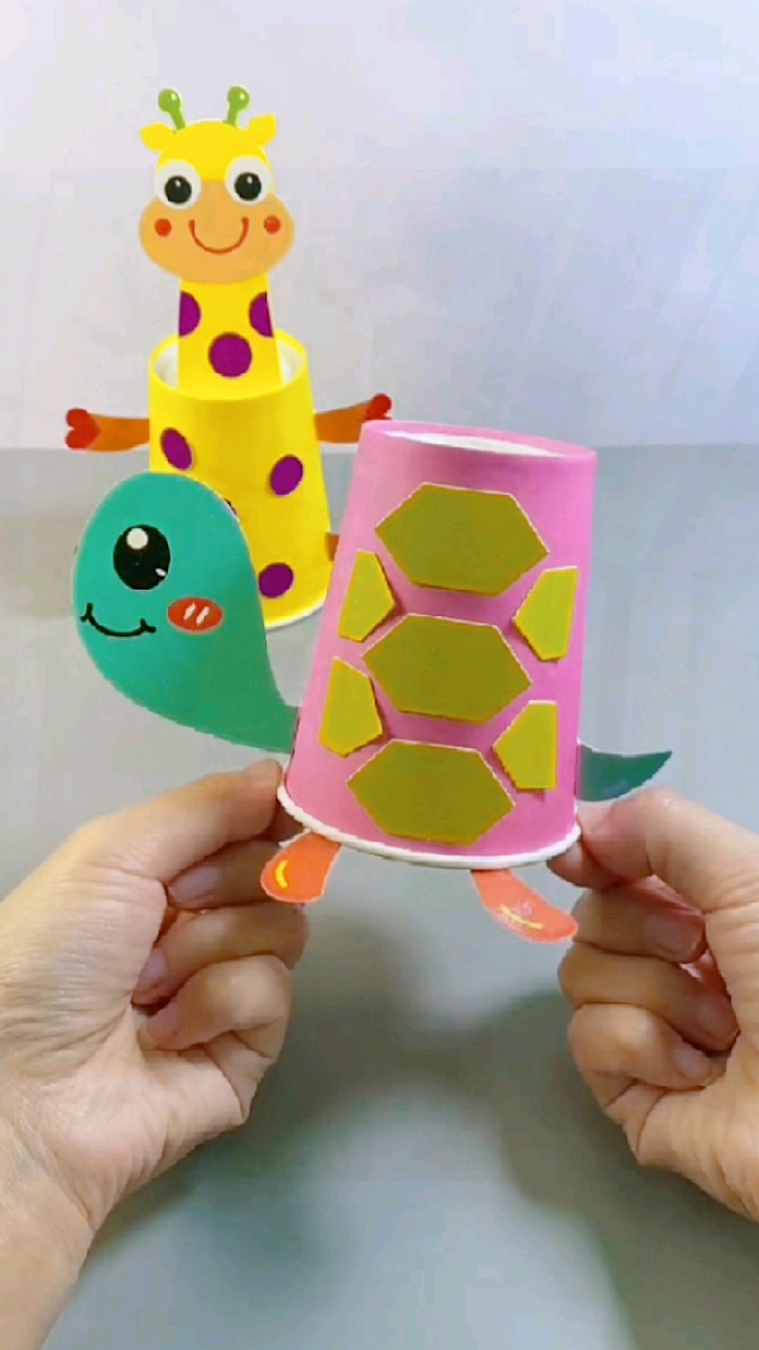 手工制作#纸杯还可以做可爱的小乌龟,一起来做吧