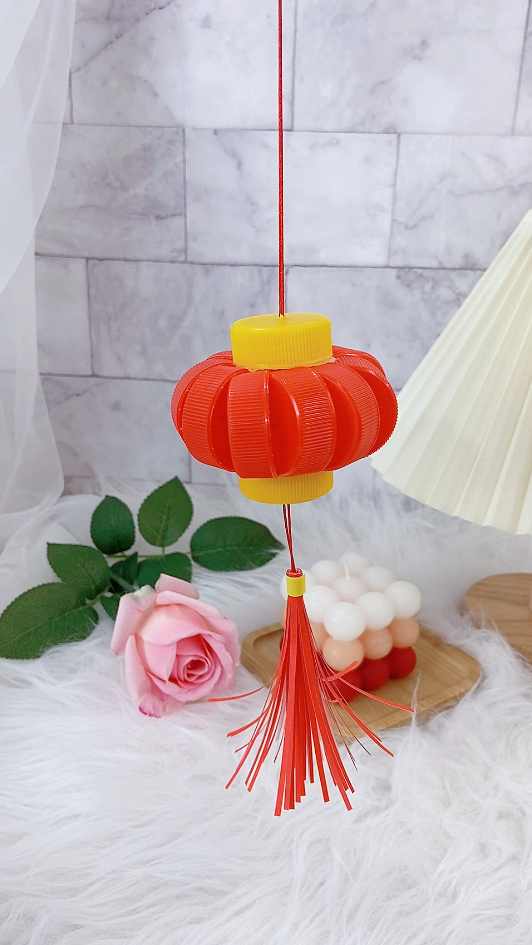 手工制作#瓶盖别扔,用它们来做个可爱的迷你小灯笼吧!-度小视