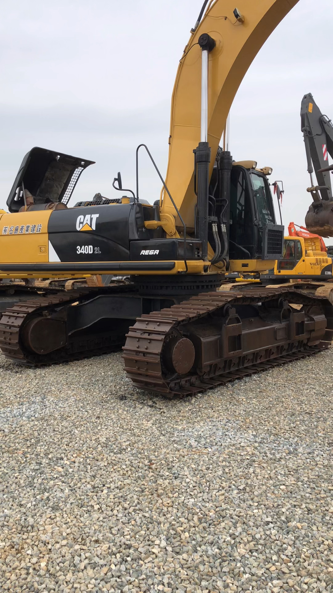 二手挖掘机#大型进口卡特340d二手挖机,太高了,矿山事业型机器-全民