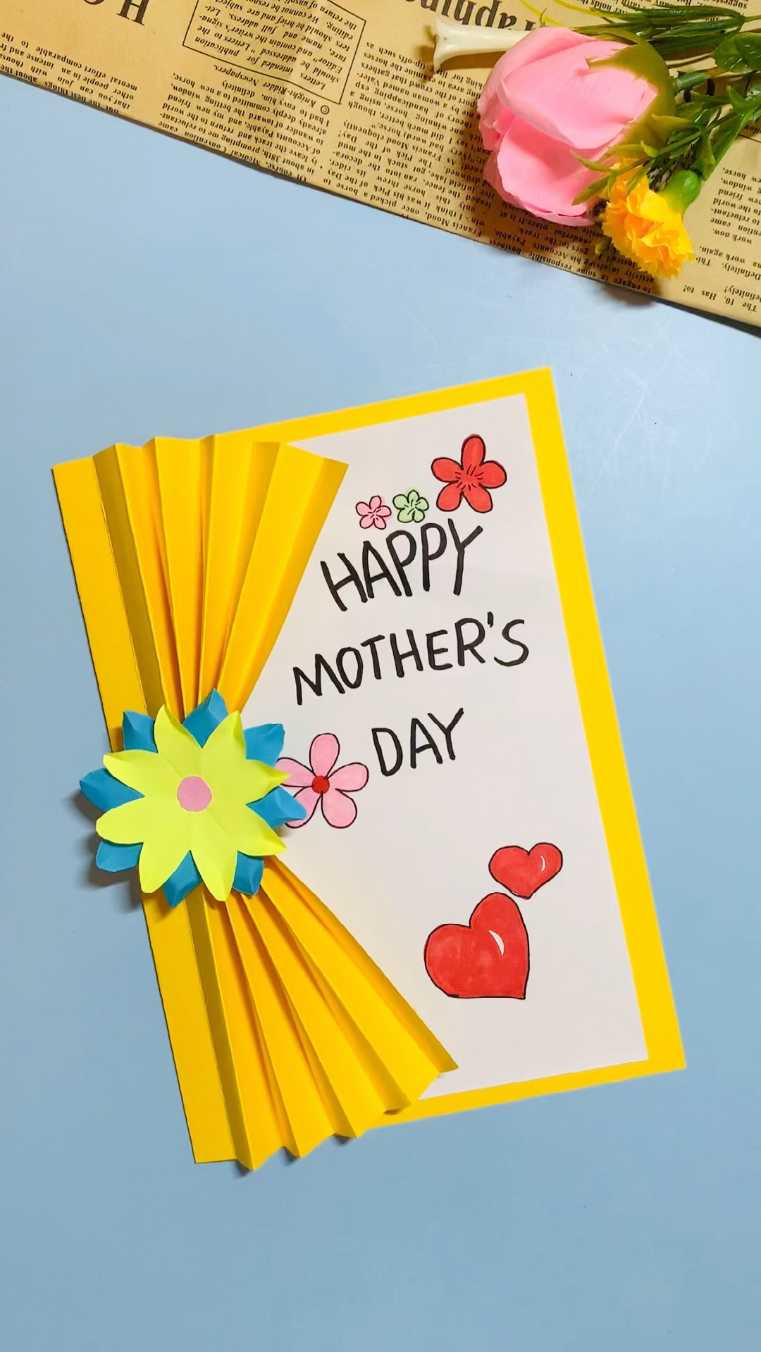 #母亲节手工#母亲节手工贺卡-度小视