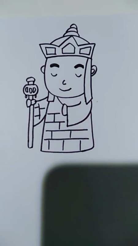 简笔画#q版唐僧,你学会了吗-度小视