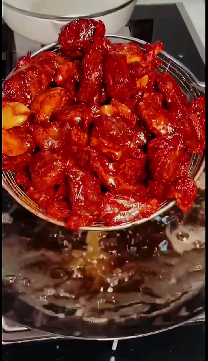 干炸护心肉,酥脆可口的美食.-度小视