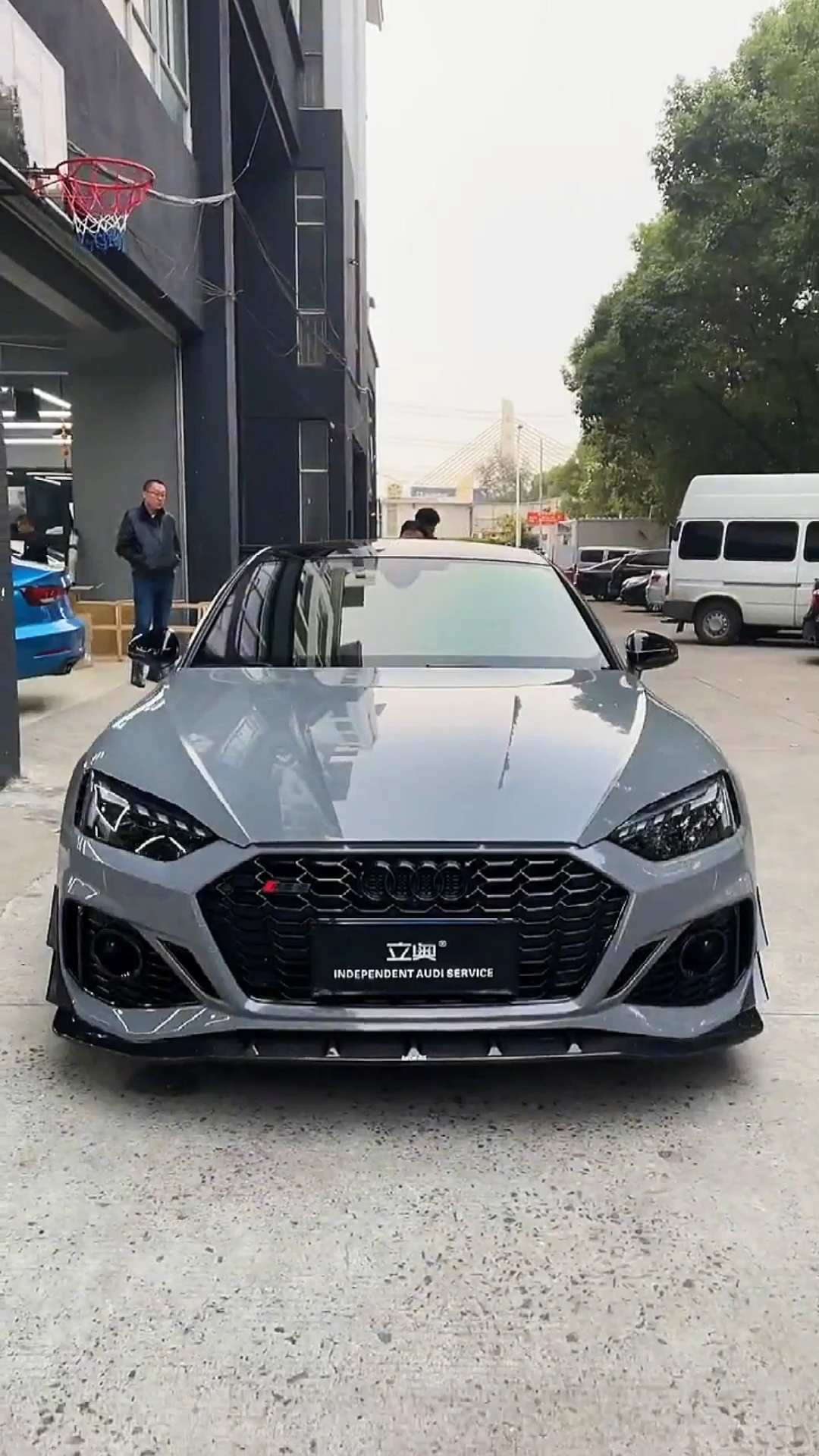 汽车改装奥迪a5这样改太帅气了气质不输奥迪rs5