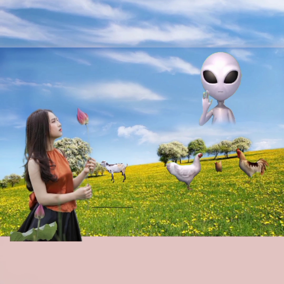 外星人#外星人向美女表白:我想,我爱上你了