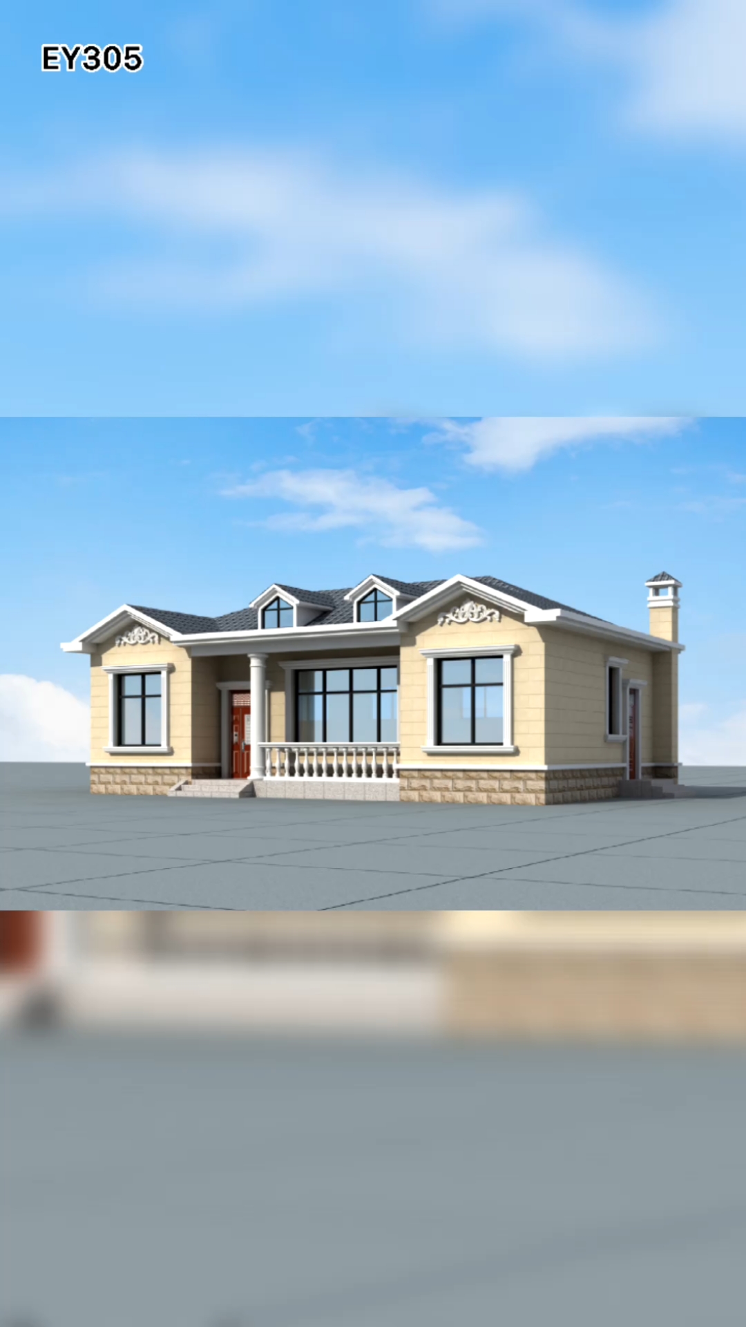 一层别墅#农村小院平房