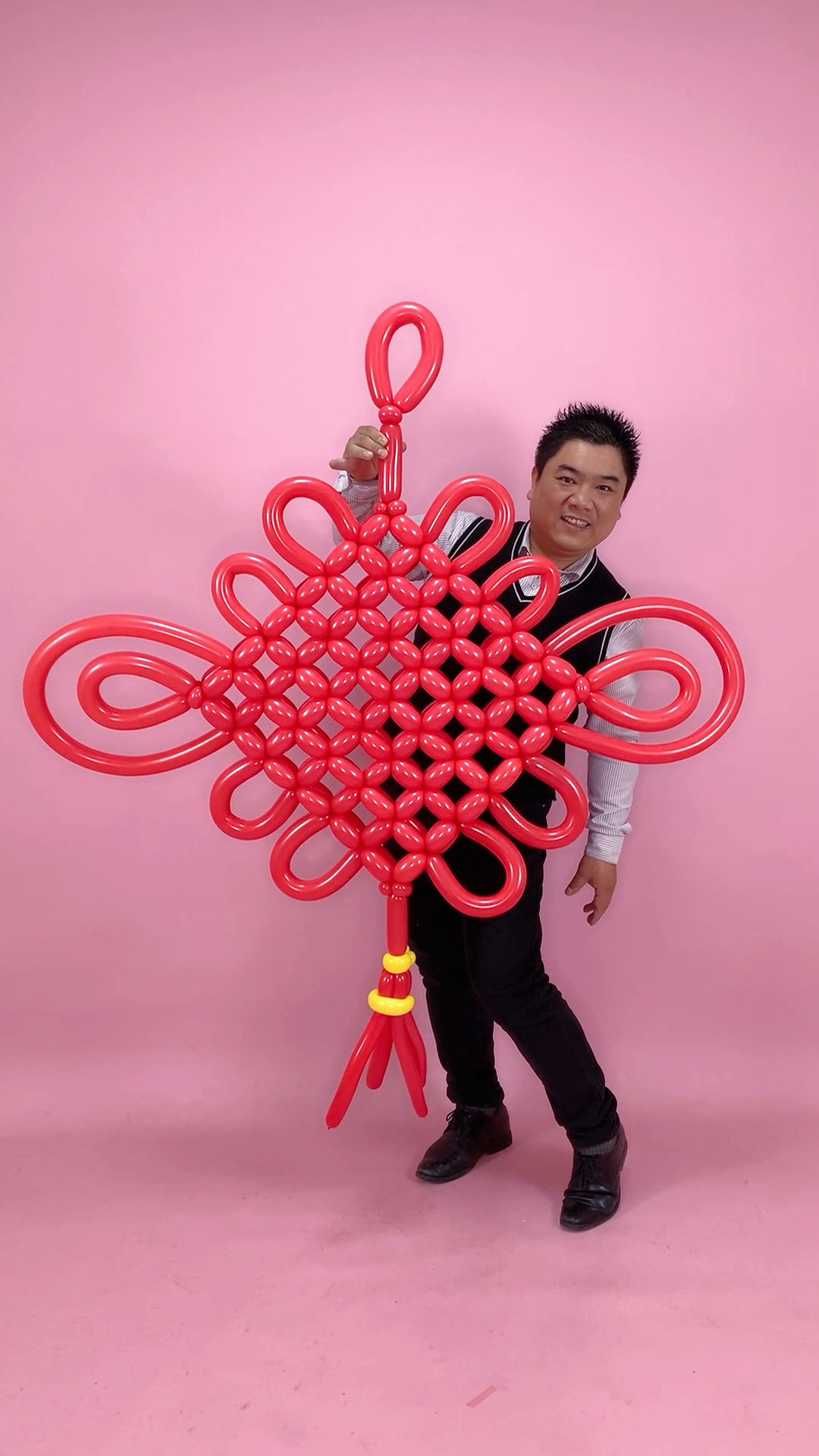 气球培训这个用气球做的中国结怎么样