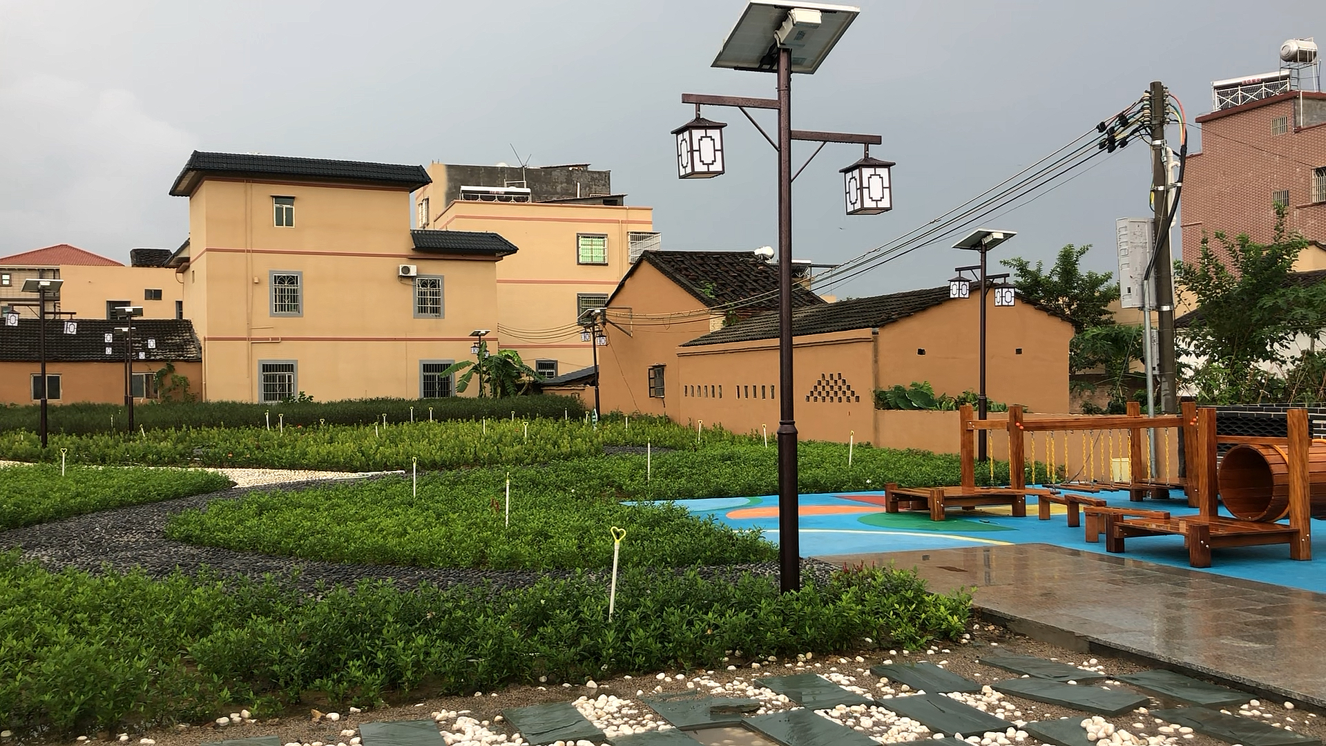 实拍汝湖镇下围村乡村振兴的新变化