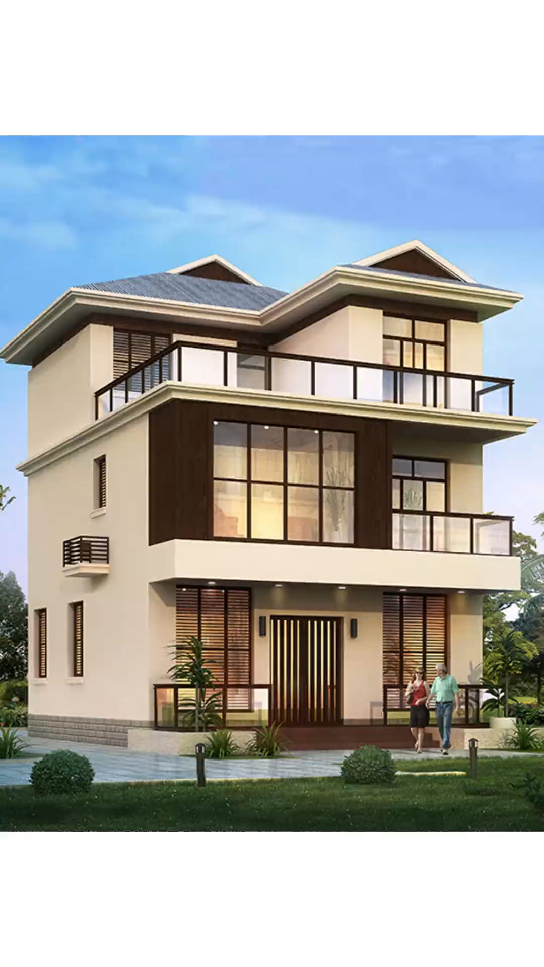 农村自建房#占地70平的农村别墅,你们觉得怎么样?-度小视