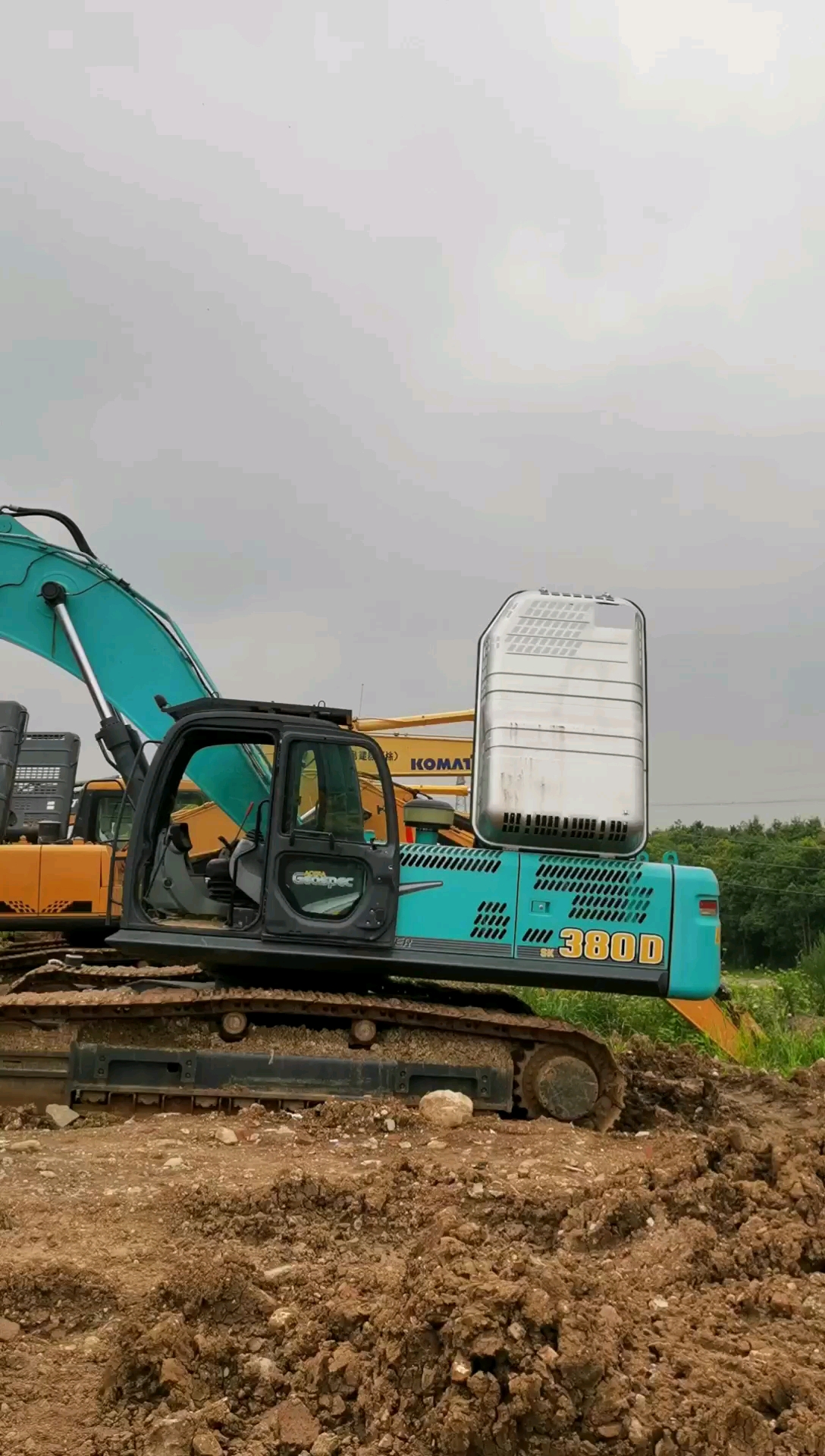 二手挖掘机个人#神钢380二手挖掘机拍摄