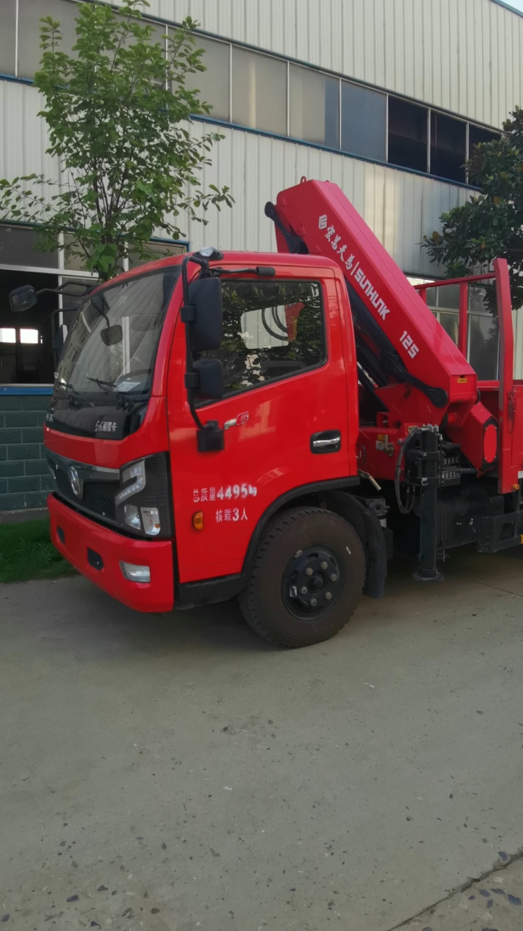 宏昌天马随车吊#最近宏昌天马折叠臂随车吊发车有点多啊