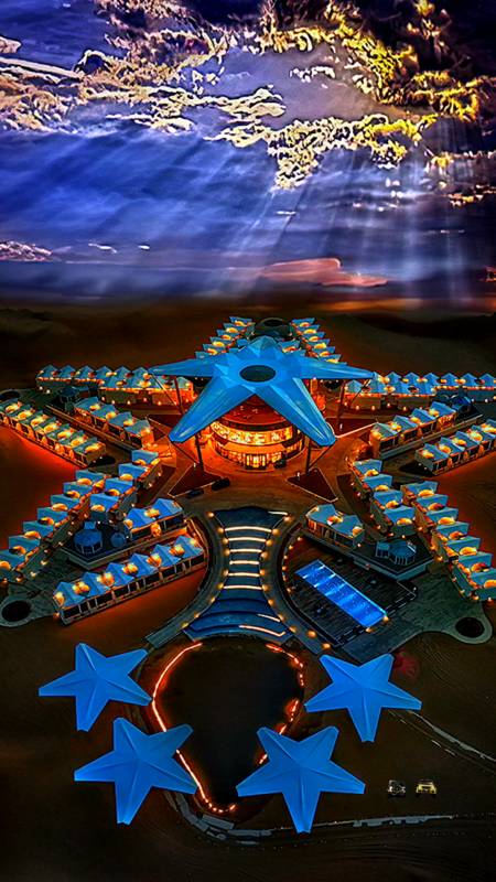 旅游进行时#中卫沙漠星星酒店,zui孤独的酒店,4.