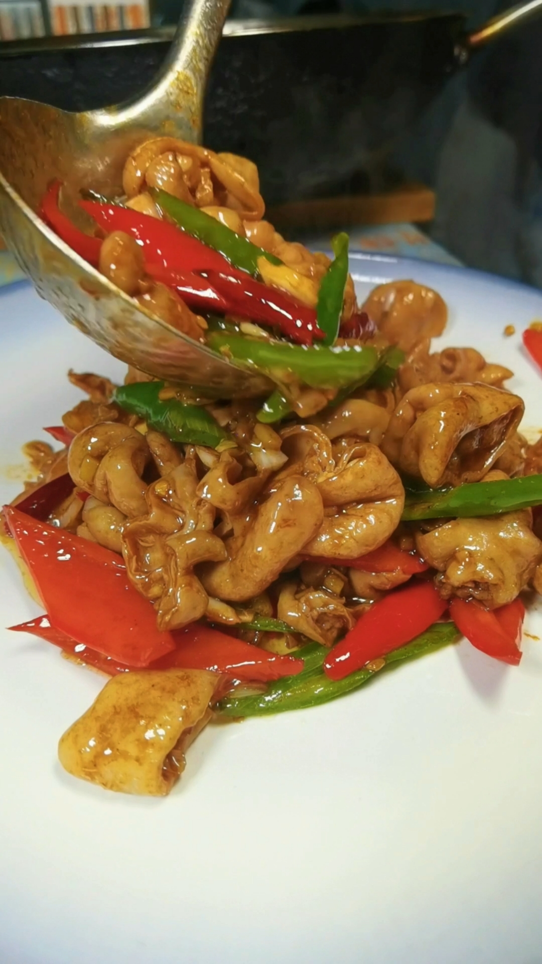 溜肥肠,在家里也可以做的非常美味,很简单.-度小视