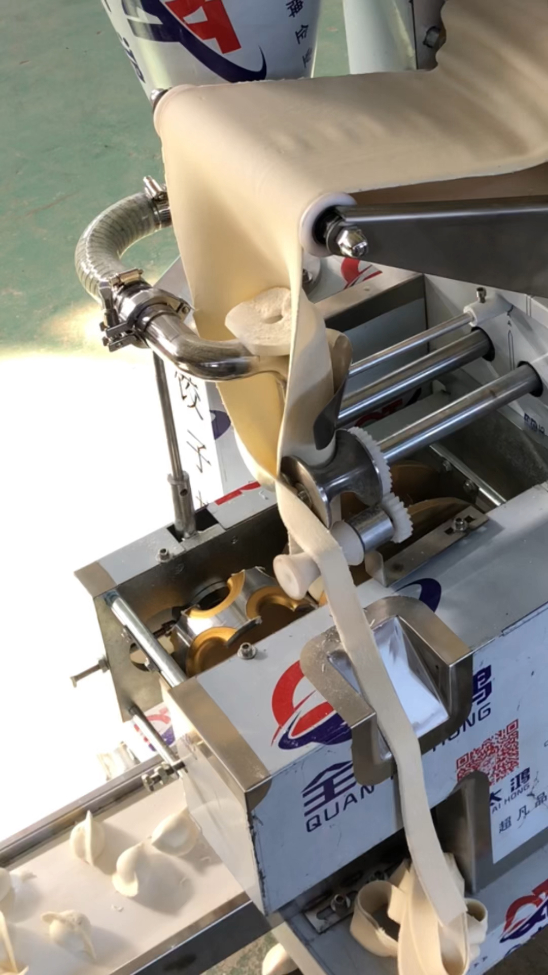 饺子机流水线,全自动生产,皮薄馅大