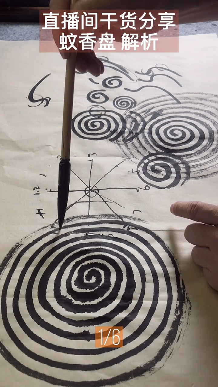 零基础学书法你们知道练蚊香盘的目的是什么呢请在留言区告诉我