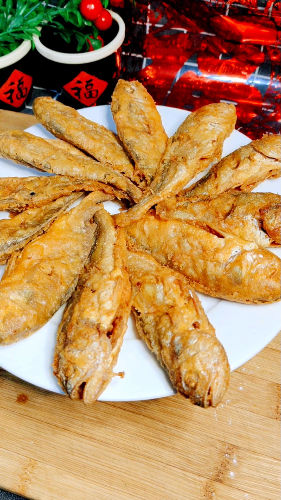 晒晒我的春节美食#年夜饭《酥炸黄花鱼》