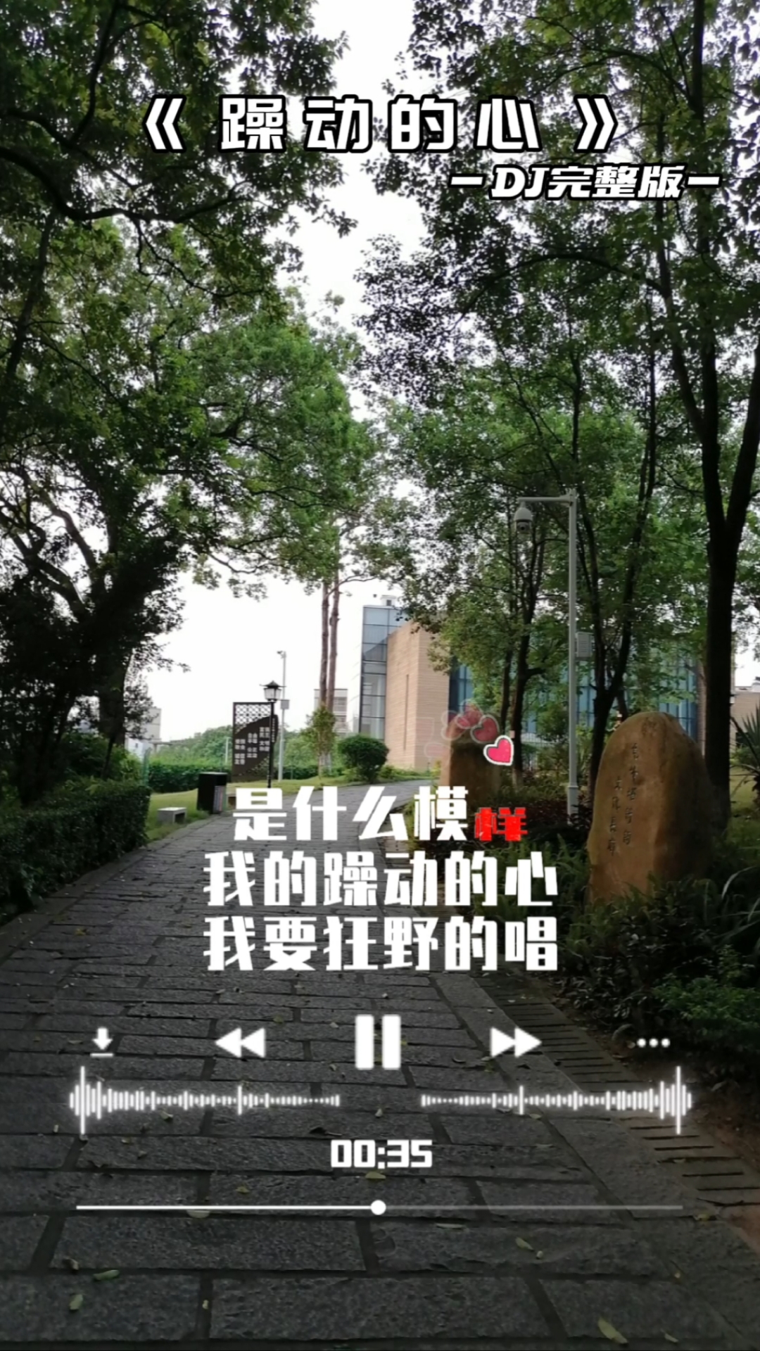 我躁动的心我要狂野的唱