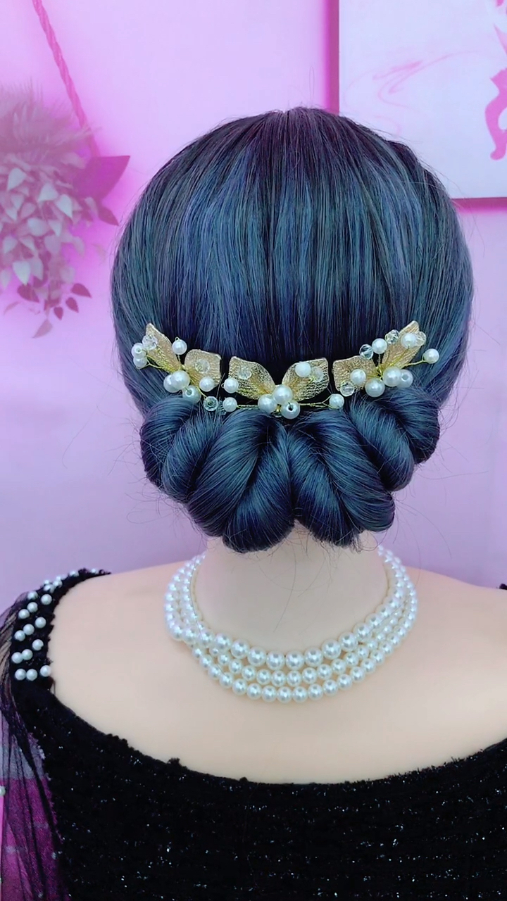 儿女结婚喜婆婆喜妈妈可以这样盘发