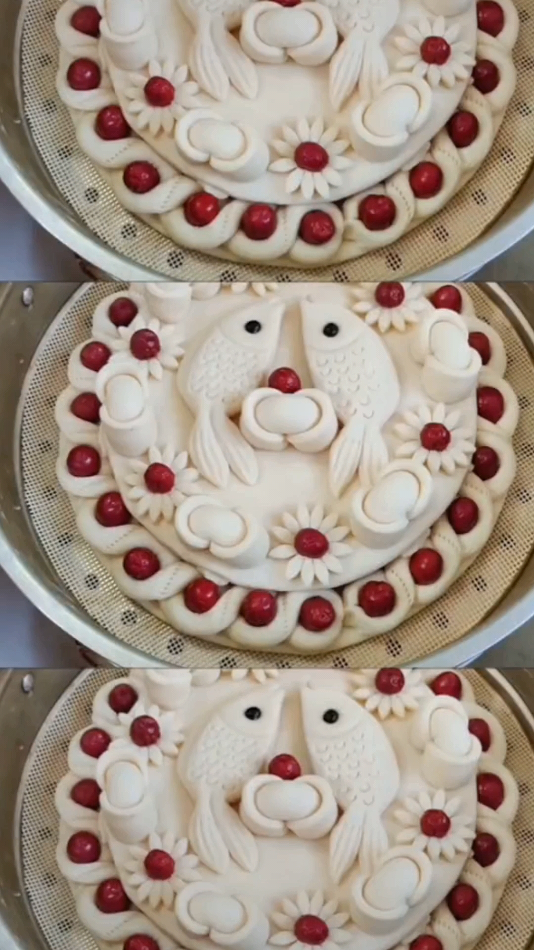 枣花糕有鱼有元宝,象征财源滚滚,年年有余,大家一起做起来吧.