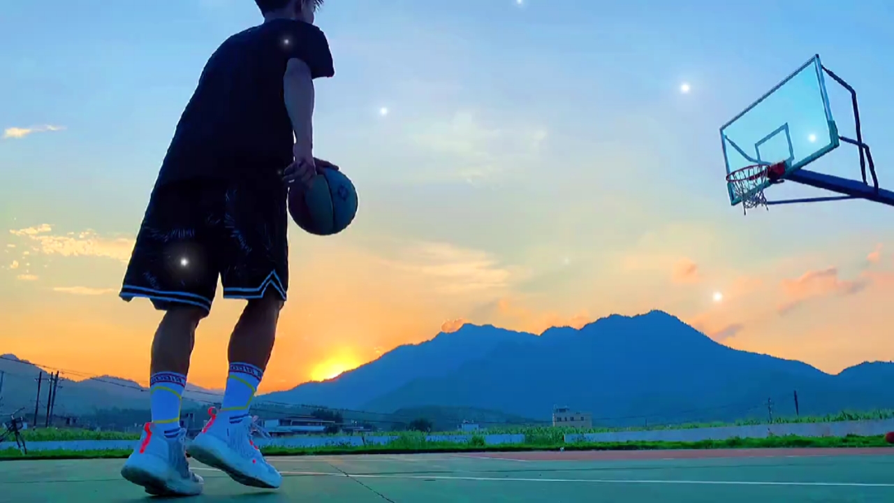 篮球是男孩子的浪漫.