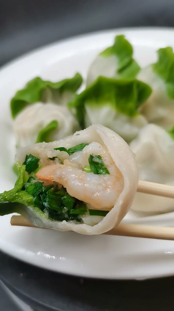 包餃子蝦仁水餃的製作方法水餃速凍水餃韭菜雞蛋蝦仁餃子