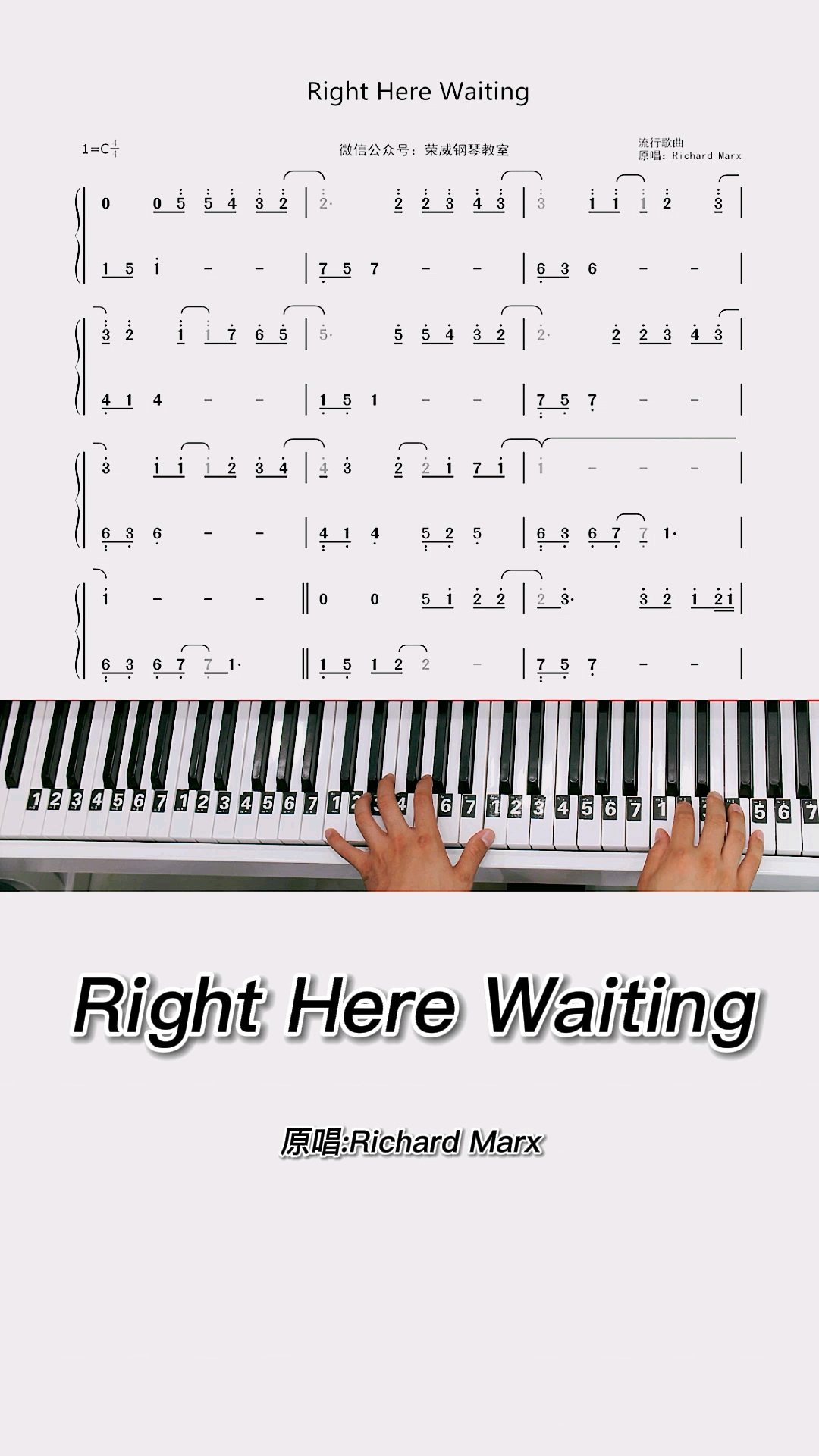 此情可待钢琴教学零基础版双手钢琴简谱教程来咯完整版已完成