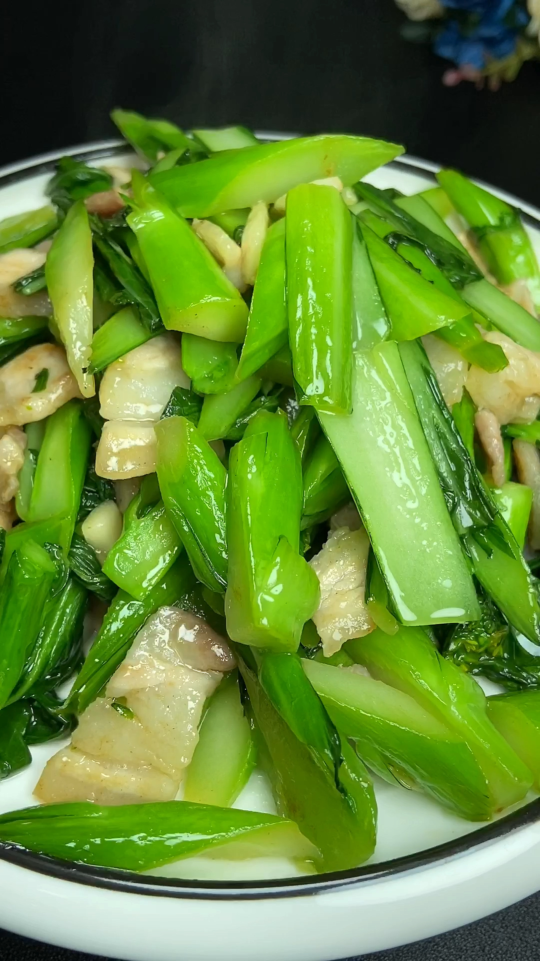 家乡特色美食#生炒菜心