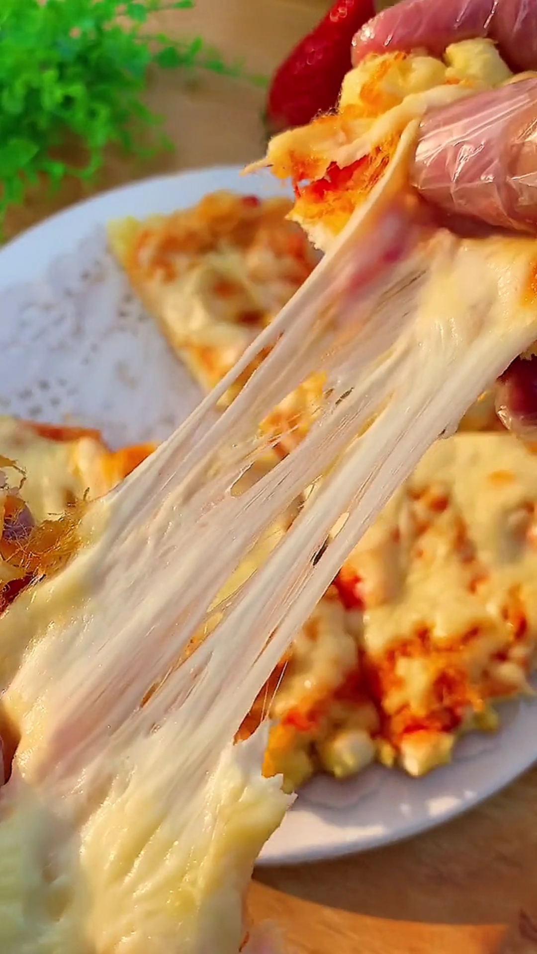 618超级好物节#不用烤箱,在家也能做好吃的披萨,太香了