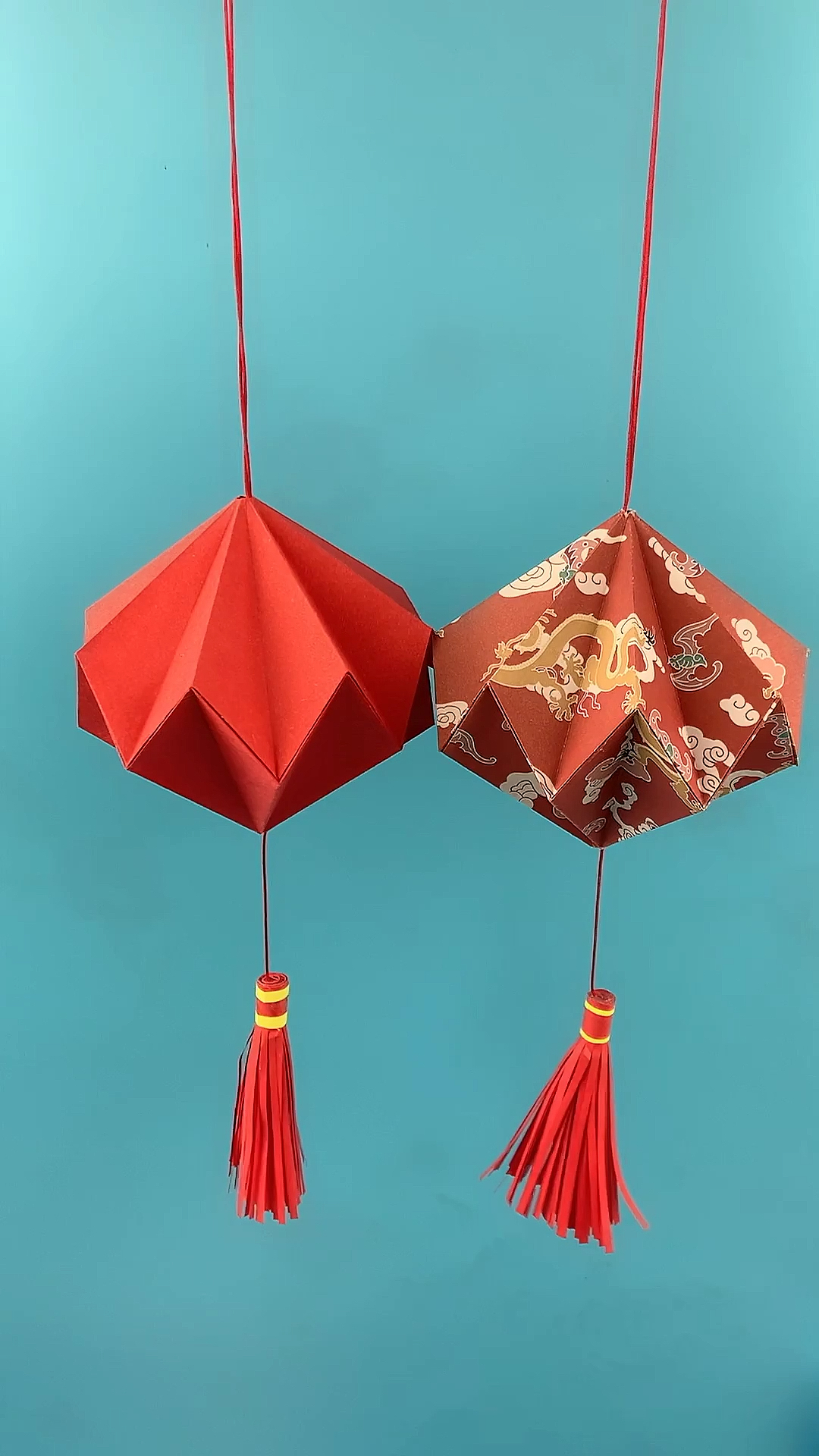 中秋节手工灯笼#简单又好看的中秋灯笼