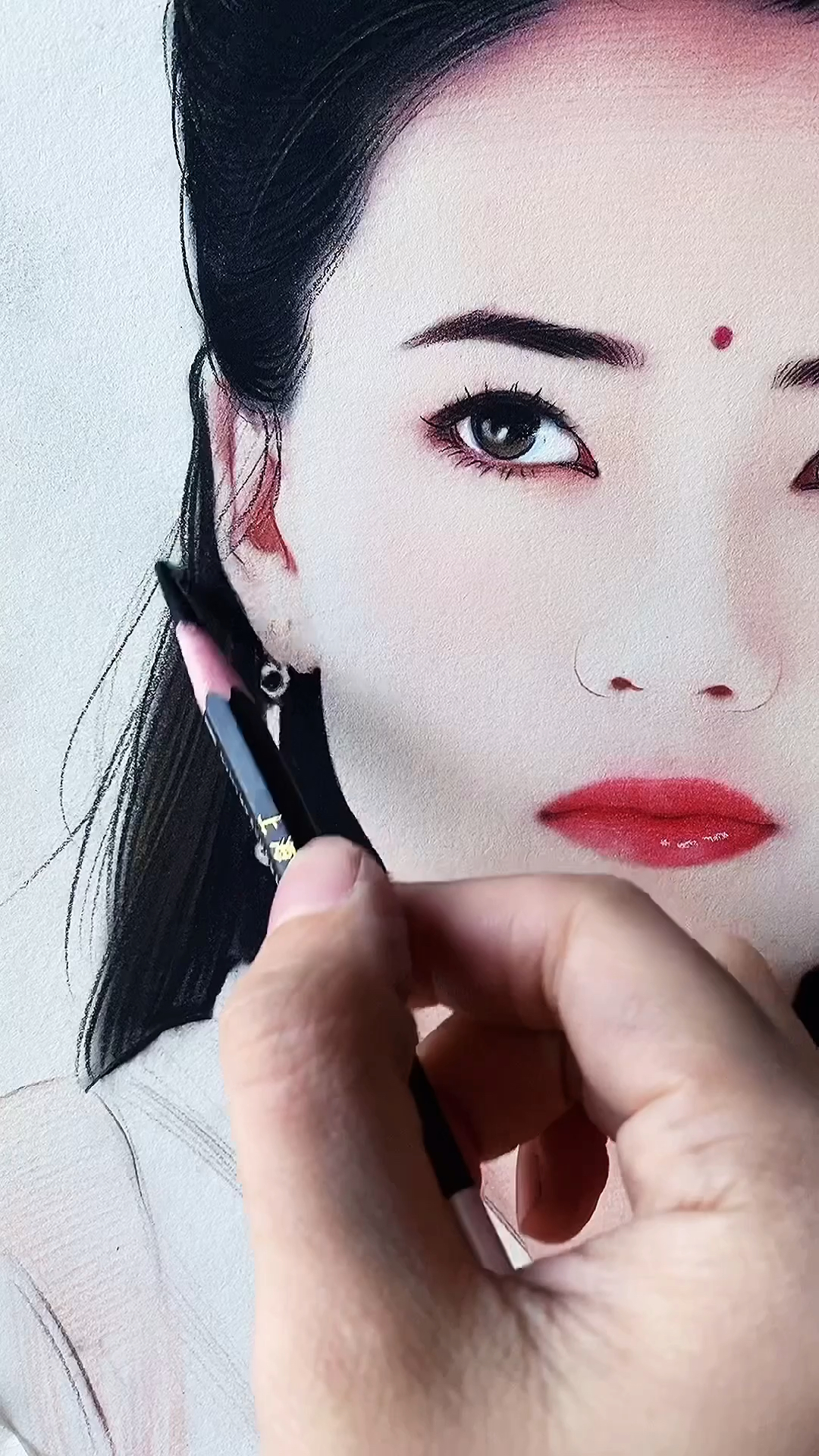 一起来追剧峨眉派掌门周芷若画的像吗