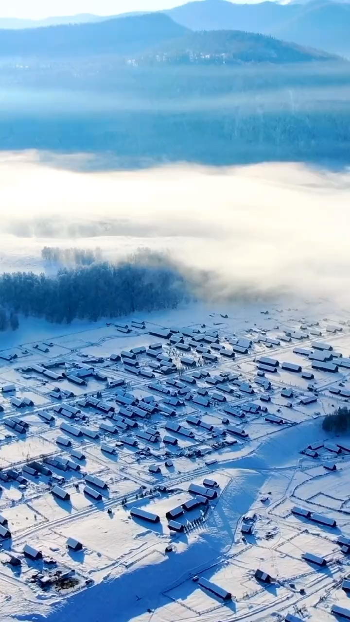 最美风景#去最远的地方看最美的雪——禾木村