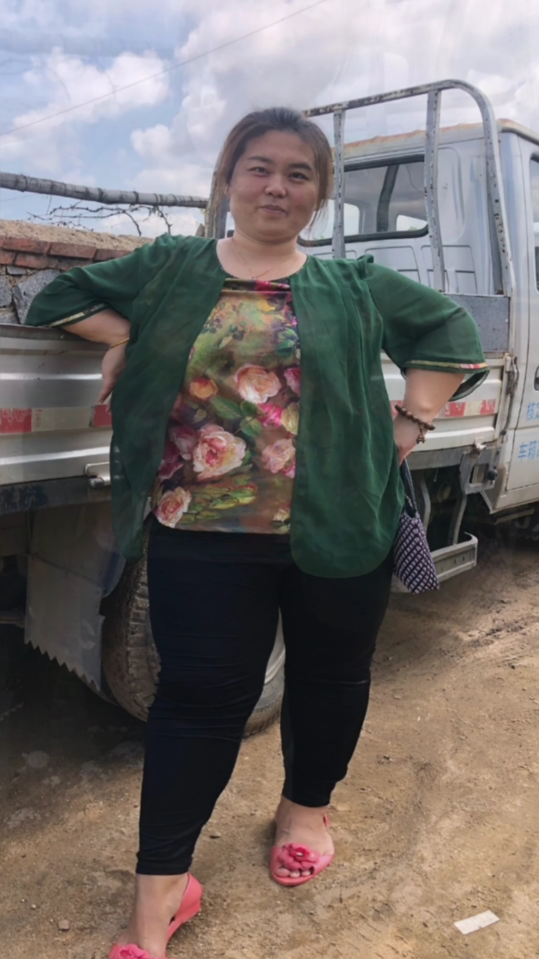 该减肥了#土生土长的农村80后老阿姨依然有梦想想改变自己从未放弃