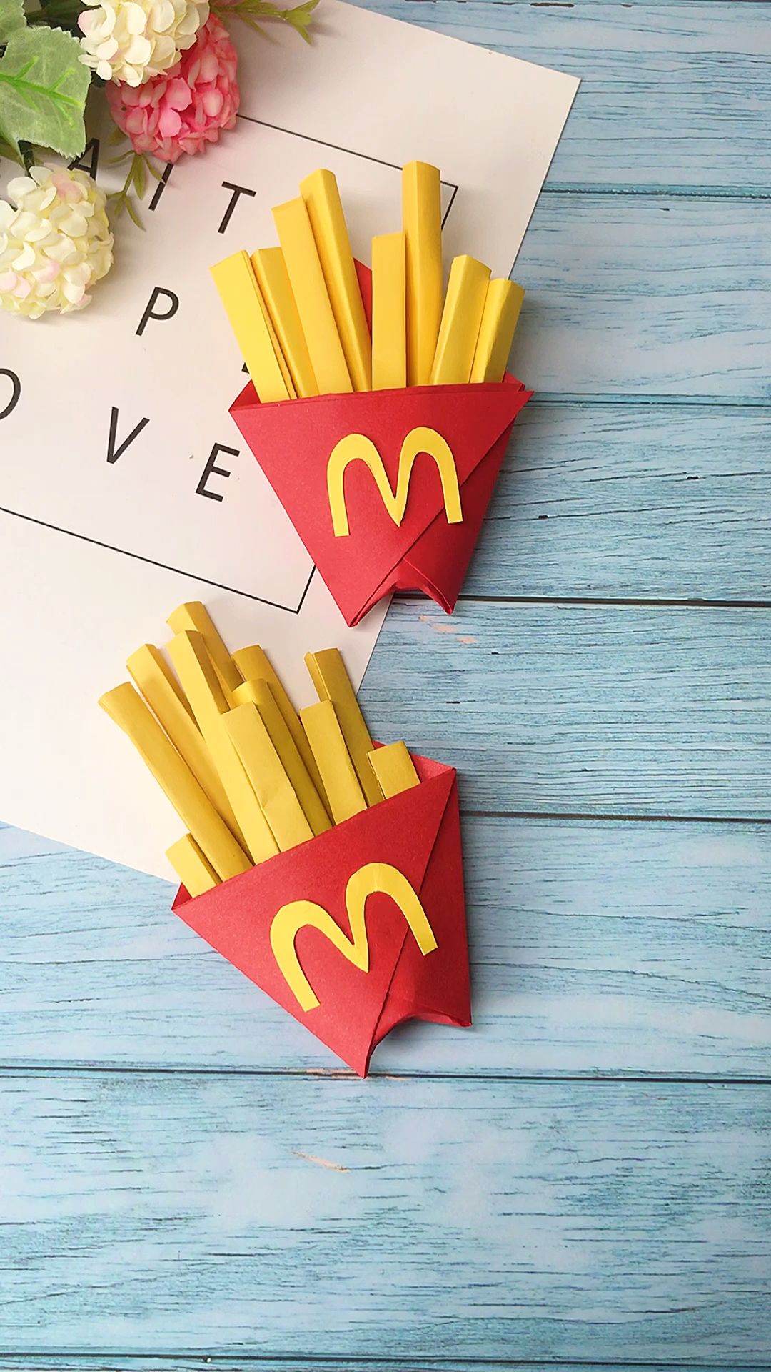 手工折纸#折纸薯条