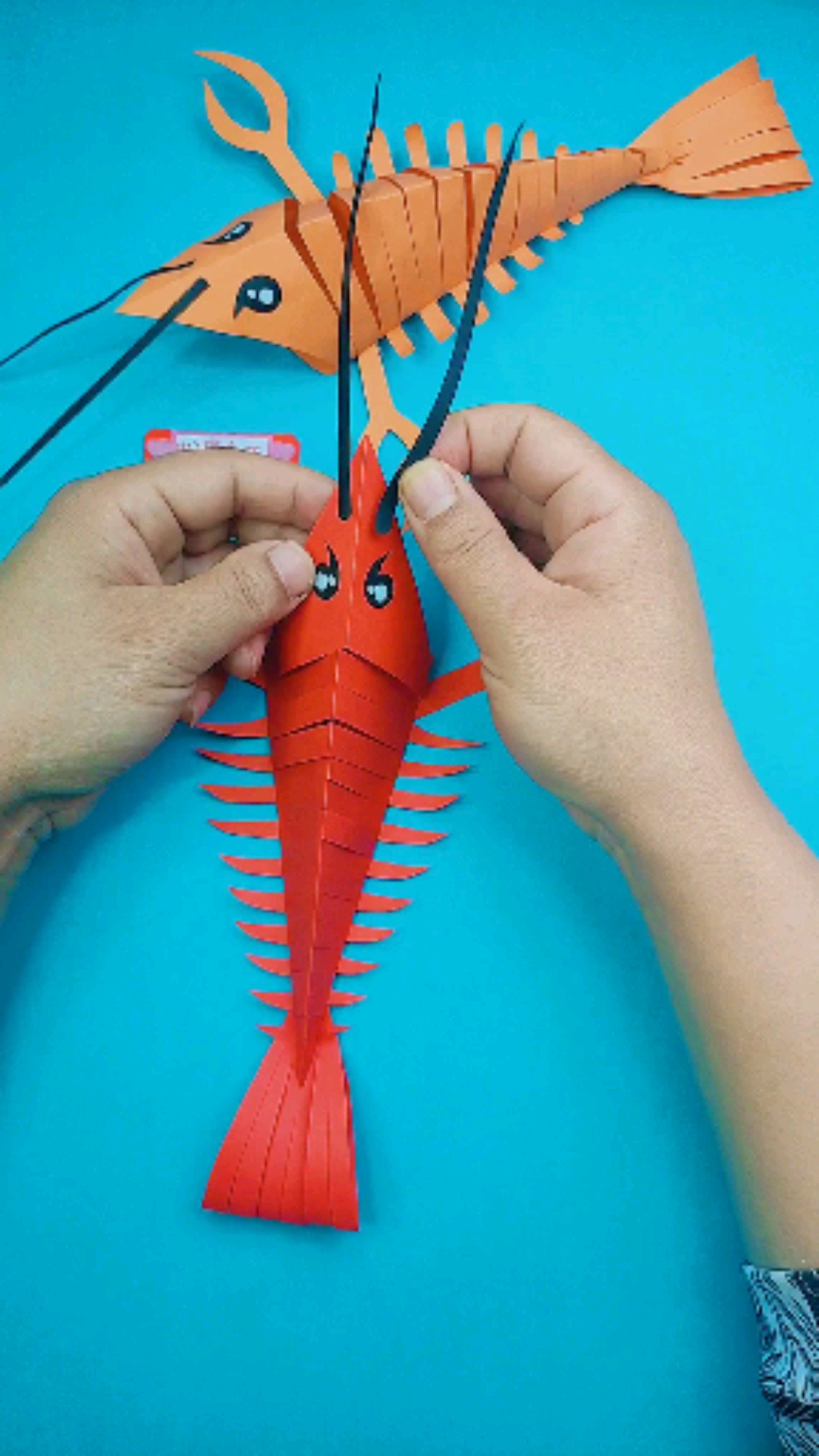 手工制作#用手工折纸做大龙虾-度小视
