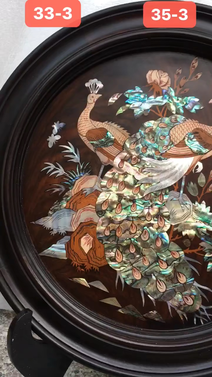 古典红木家具酸枝摆件镶嵌贝壳工艺