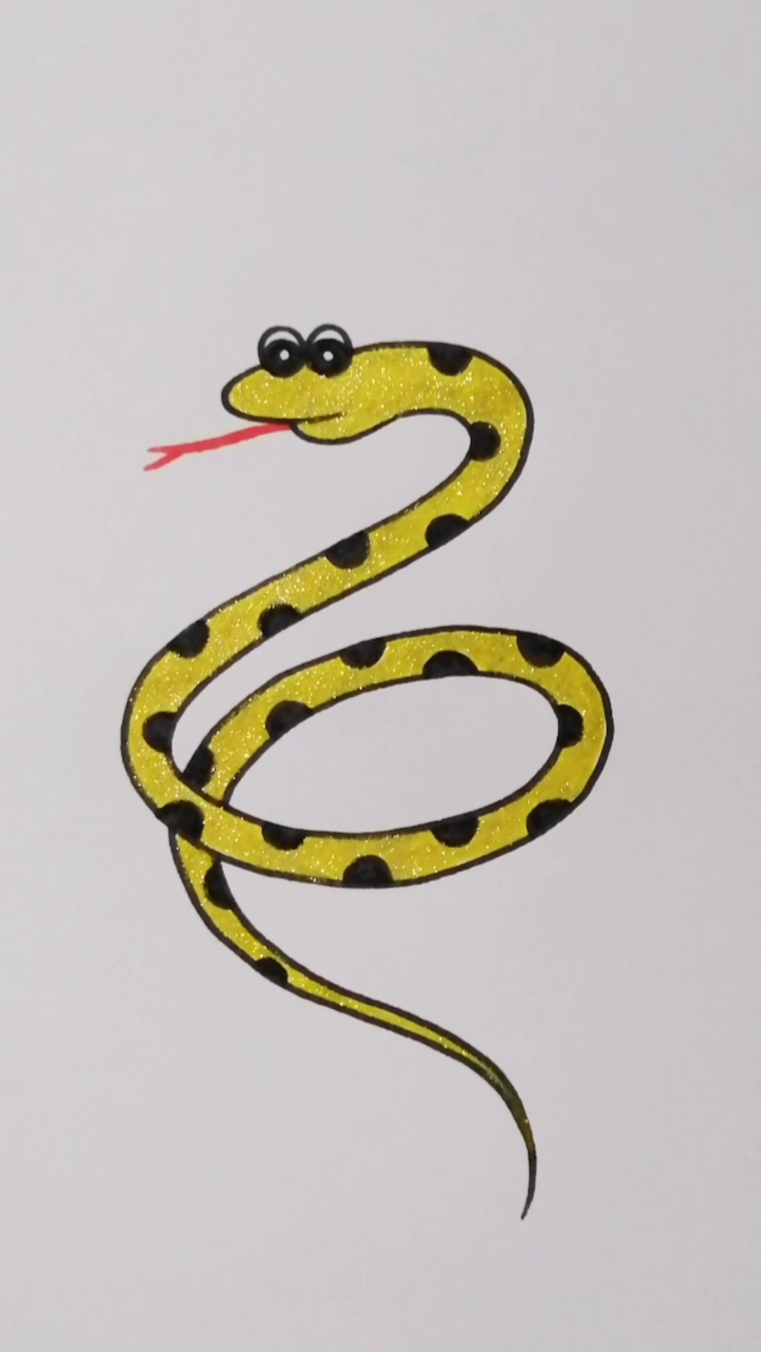 画一只小蛇图片