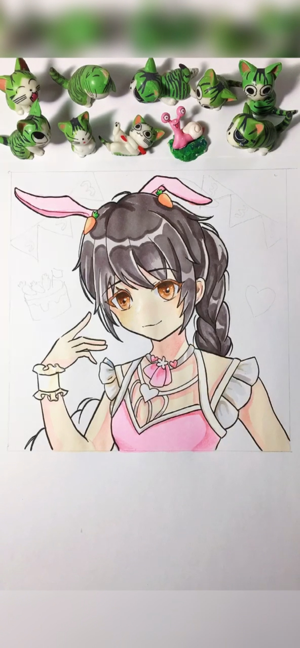 画画原来如此简单#马克笔画个小舞