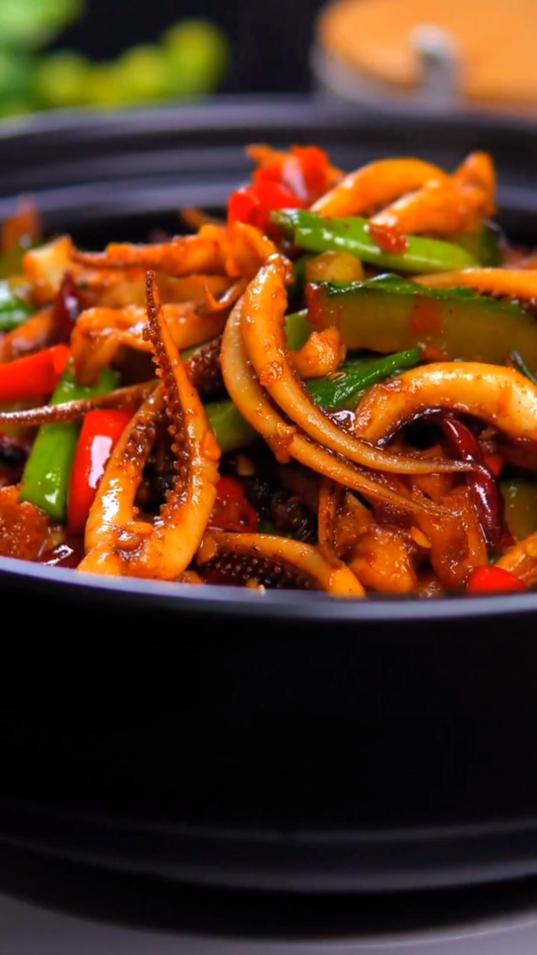 饕餮美食#干锅鱿鱼须,香辣可口,简单易做还好吃