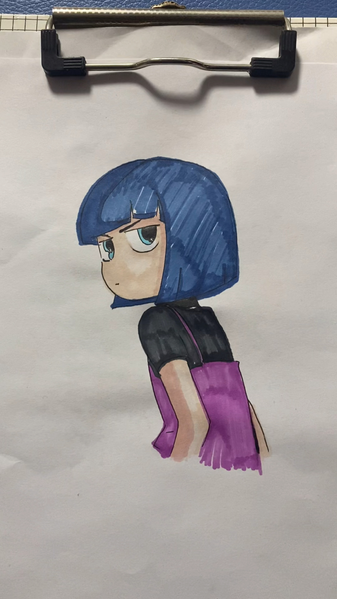 我要上热门当可乐回头偷瞄伍六七时的表情状态