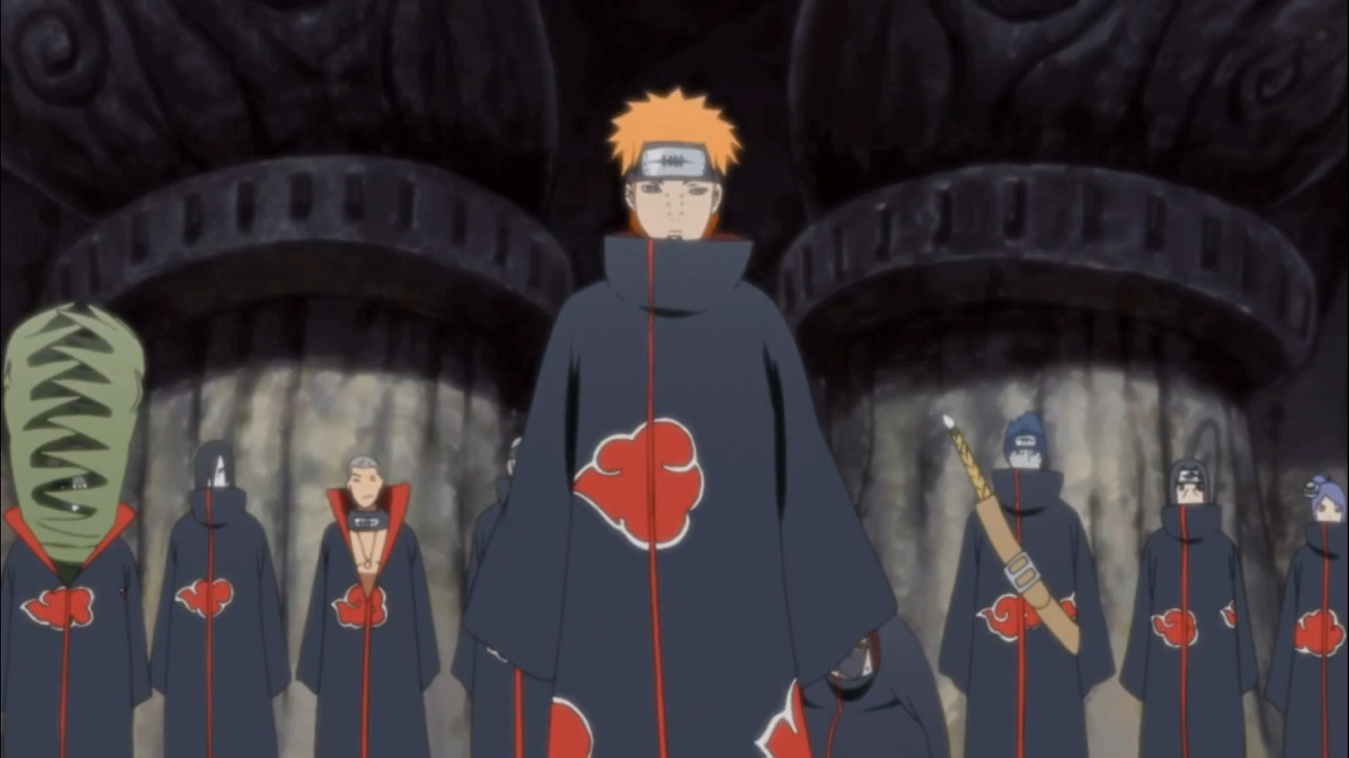 火影忍者#晓全员到齐,出发!