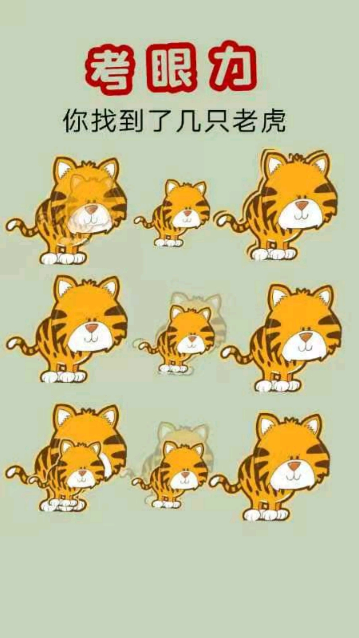 不一样的人生#你找到了几只老虎呢