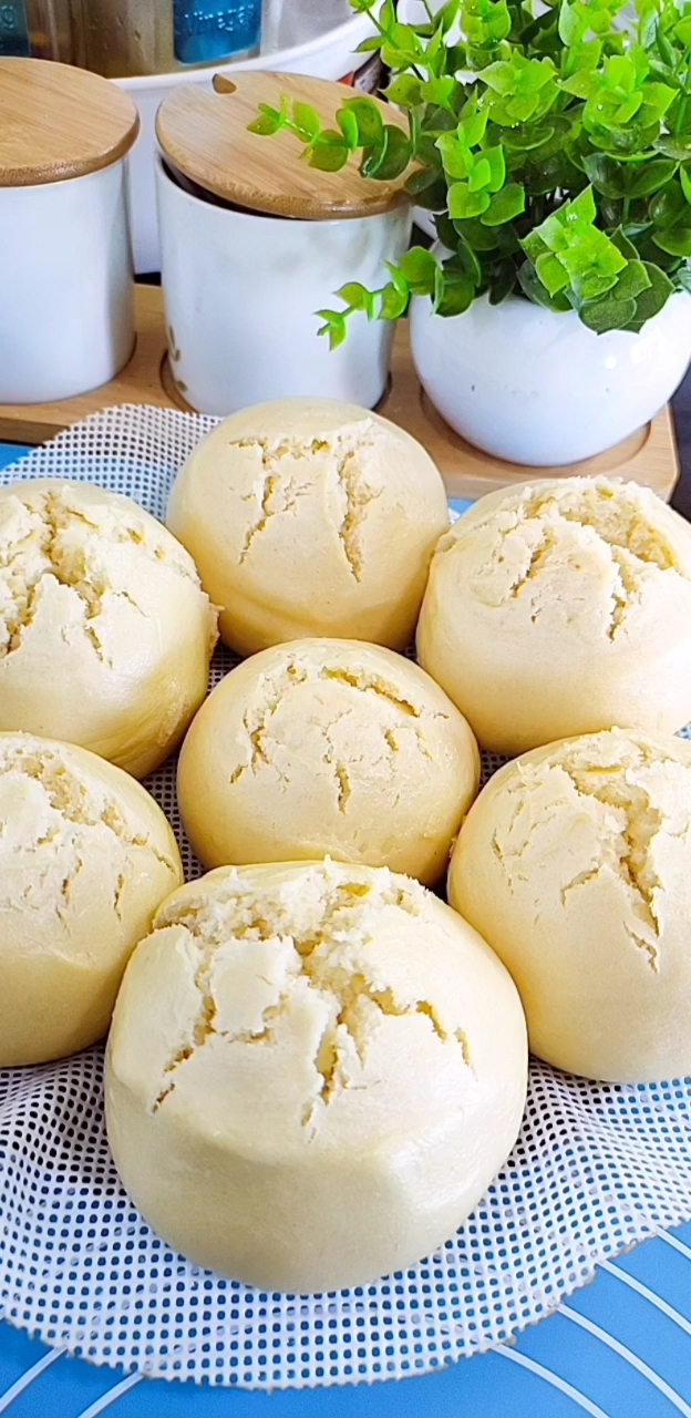老面大碱开花馒头,妈妈的味道,不仅养胃还面香味十足