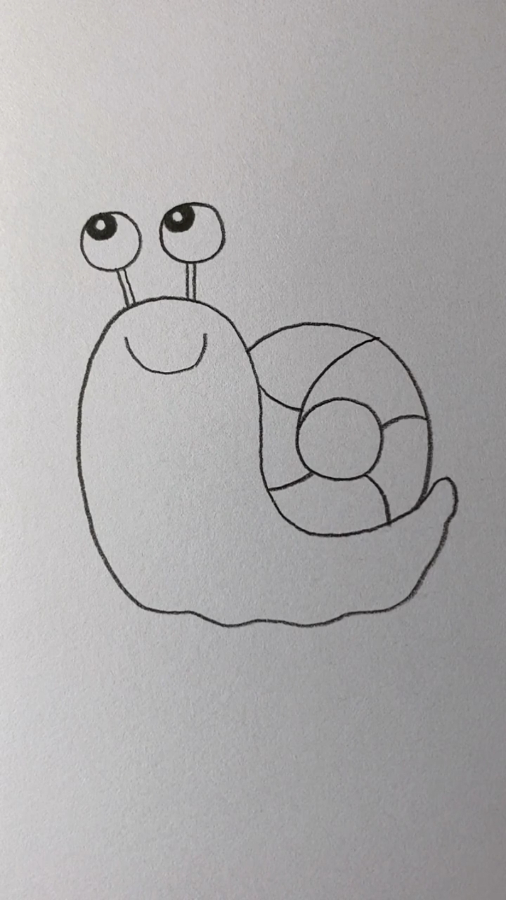 亲子教育#数字6画蜗牛
