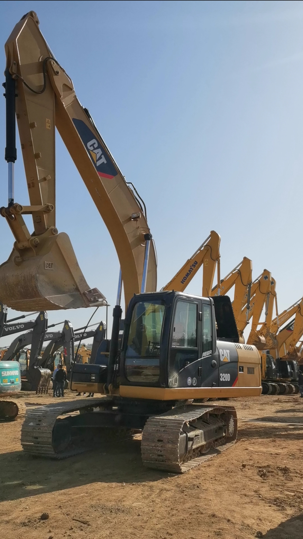 二手挖掘机个人#卡特320d二手挖掘机拍摄