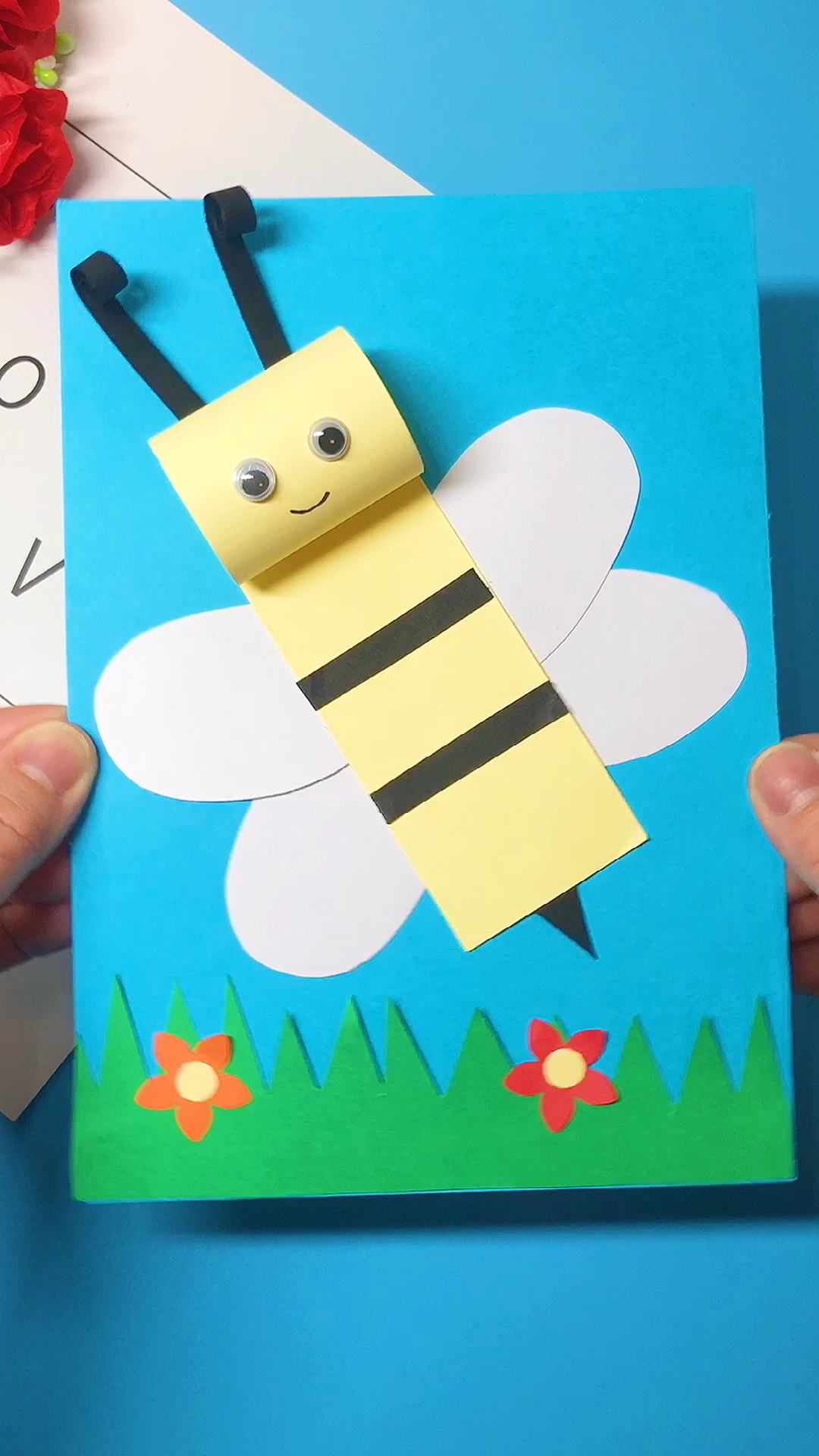 幼儿园手工幼儿园手工作业小蜜蜂