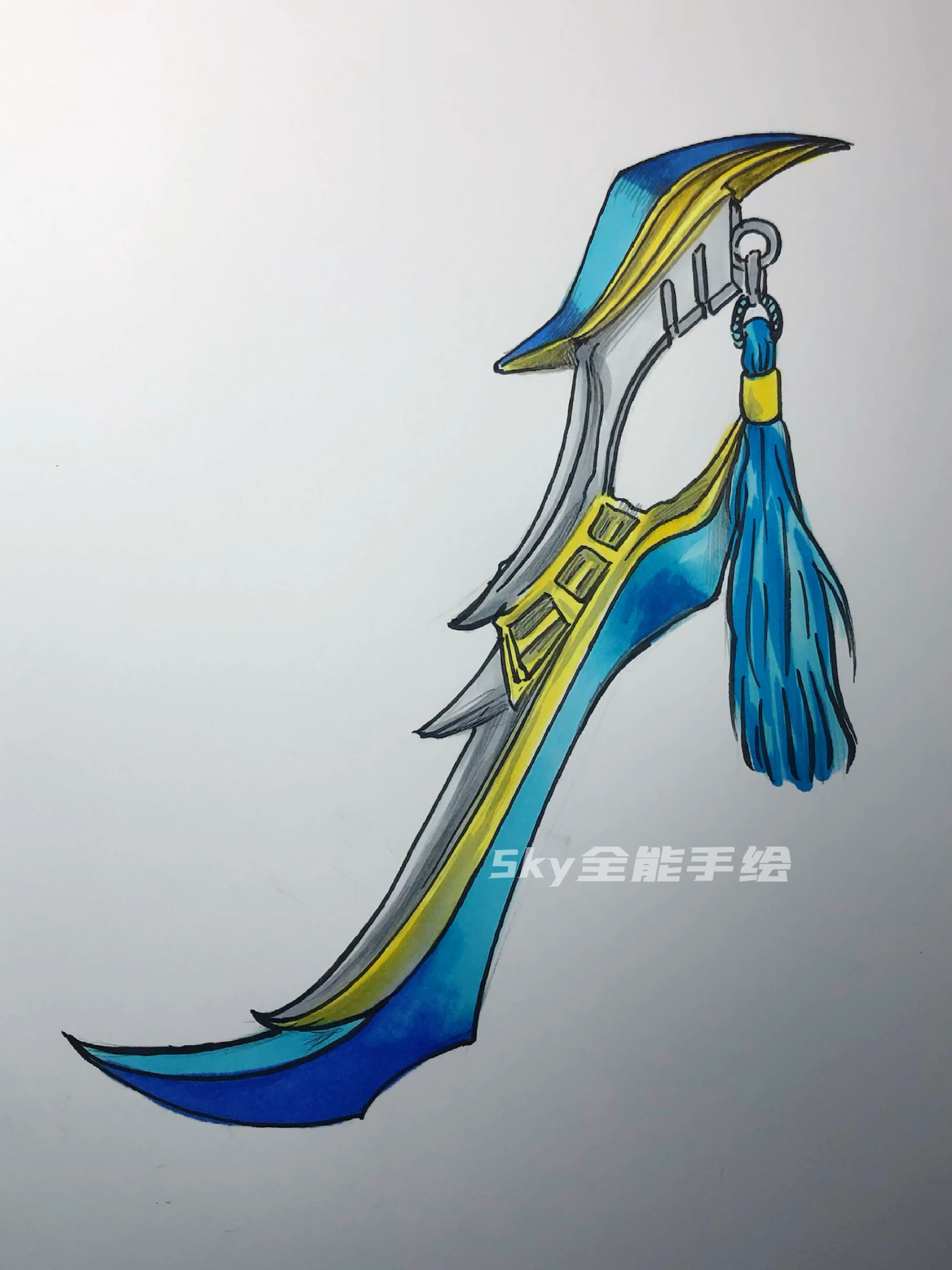 画画原来如此简单你知道这画的是谁的武器吗