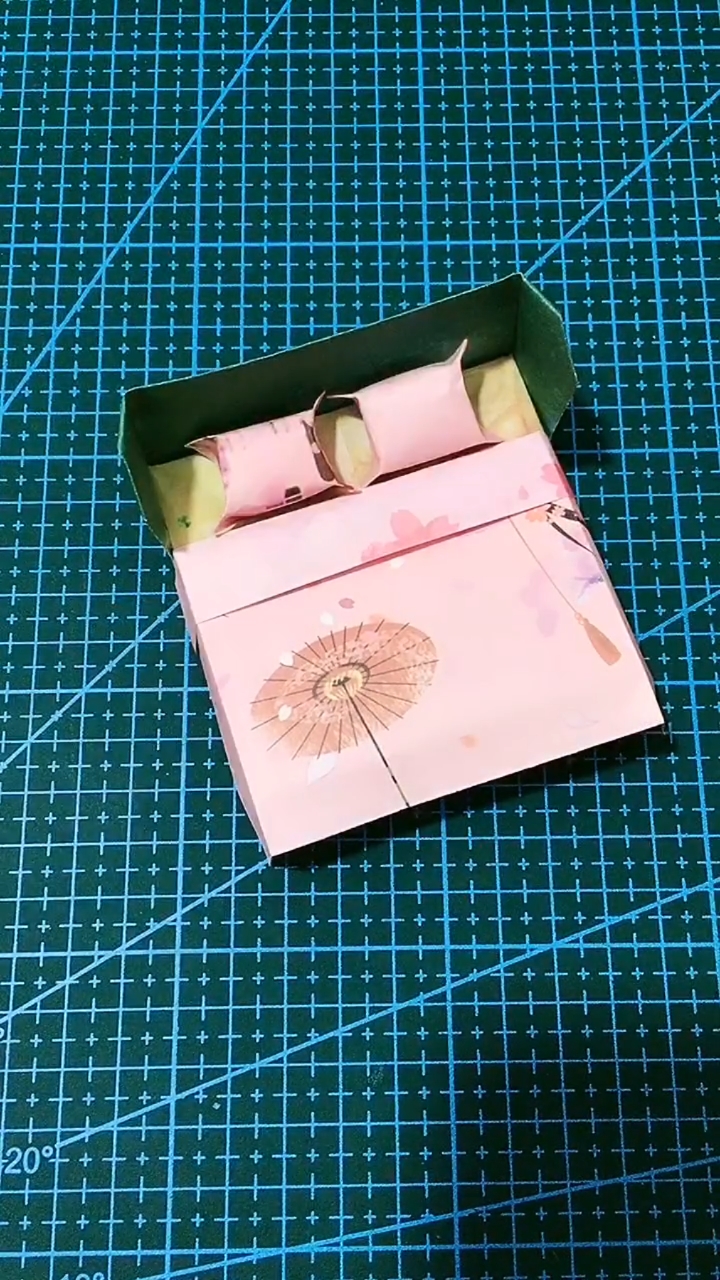 我要上热门#折纸双人床,太可爱了,你会来吗?