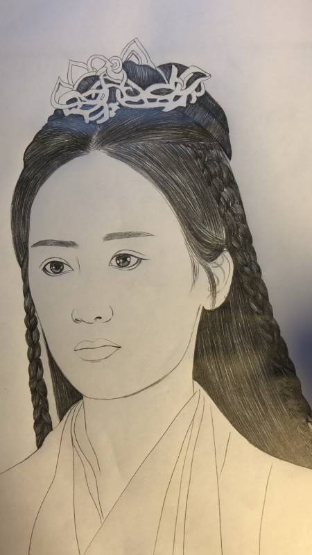 琉璃#璇玑#袁冰妍#画画#手绘#线稿#我要上热门-度小视