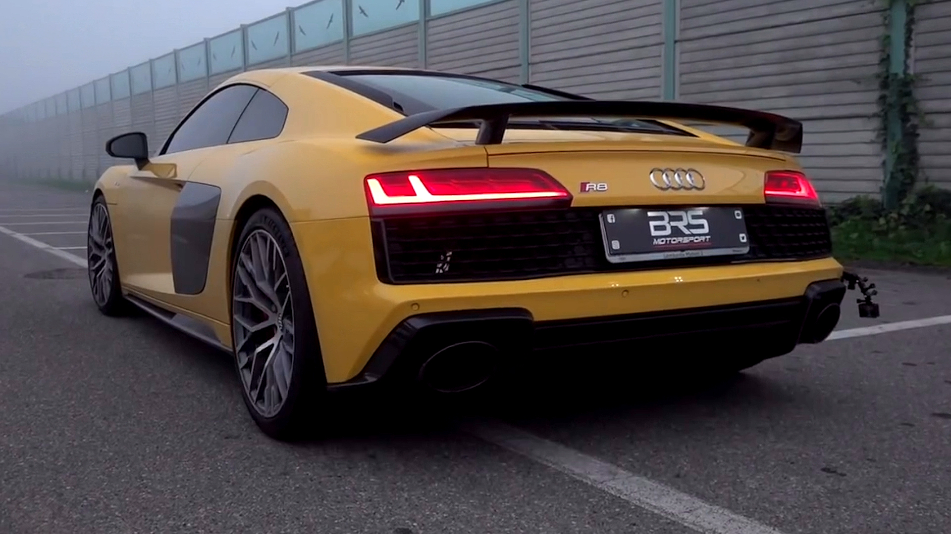 奥迪r8#来自一台猛兽的声浪