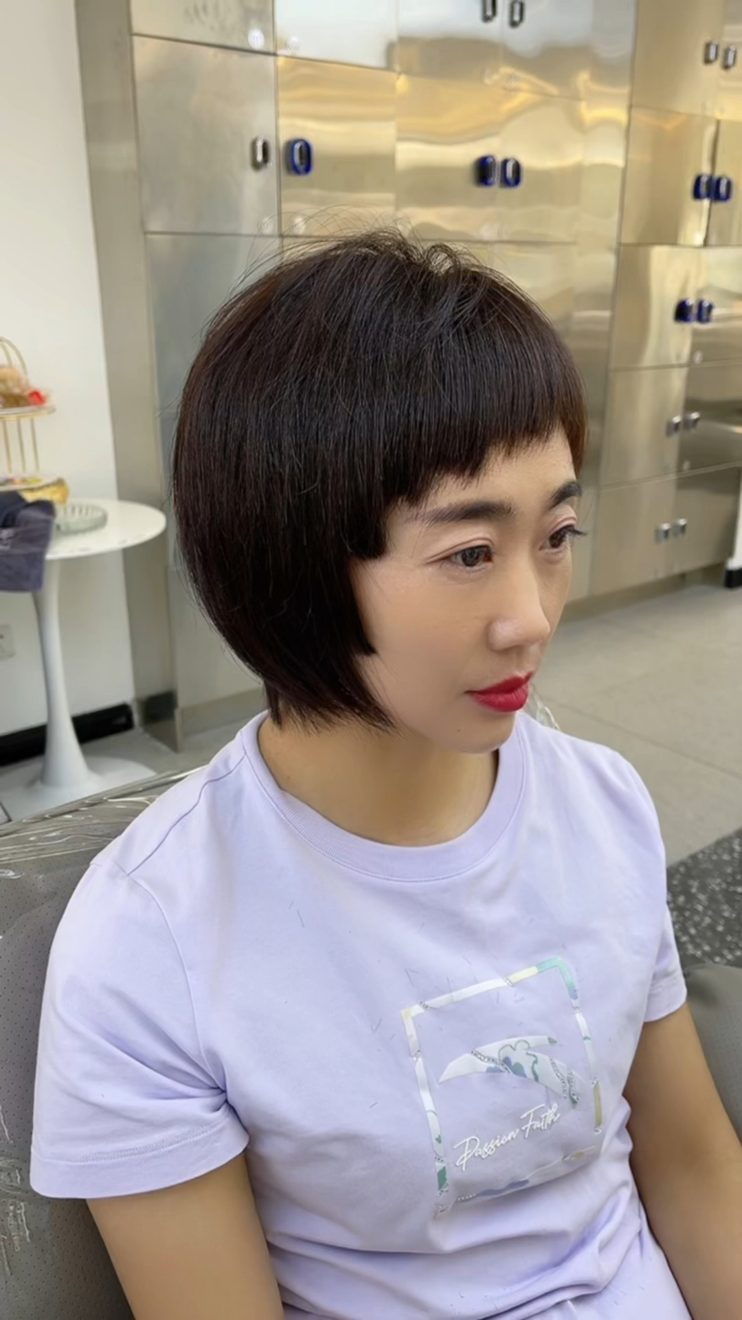 短发#最新阶梯式发型减龄又显小的发型